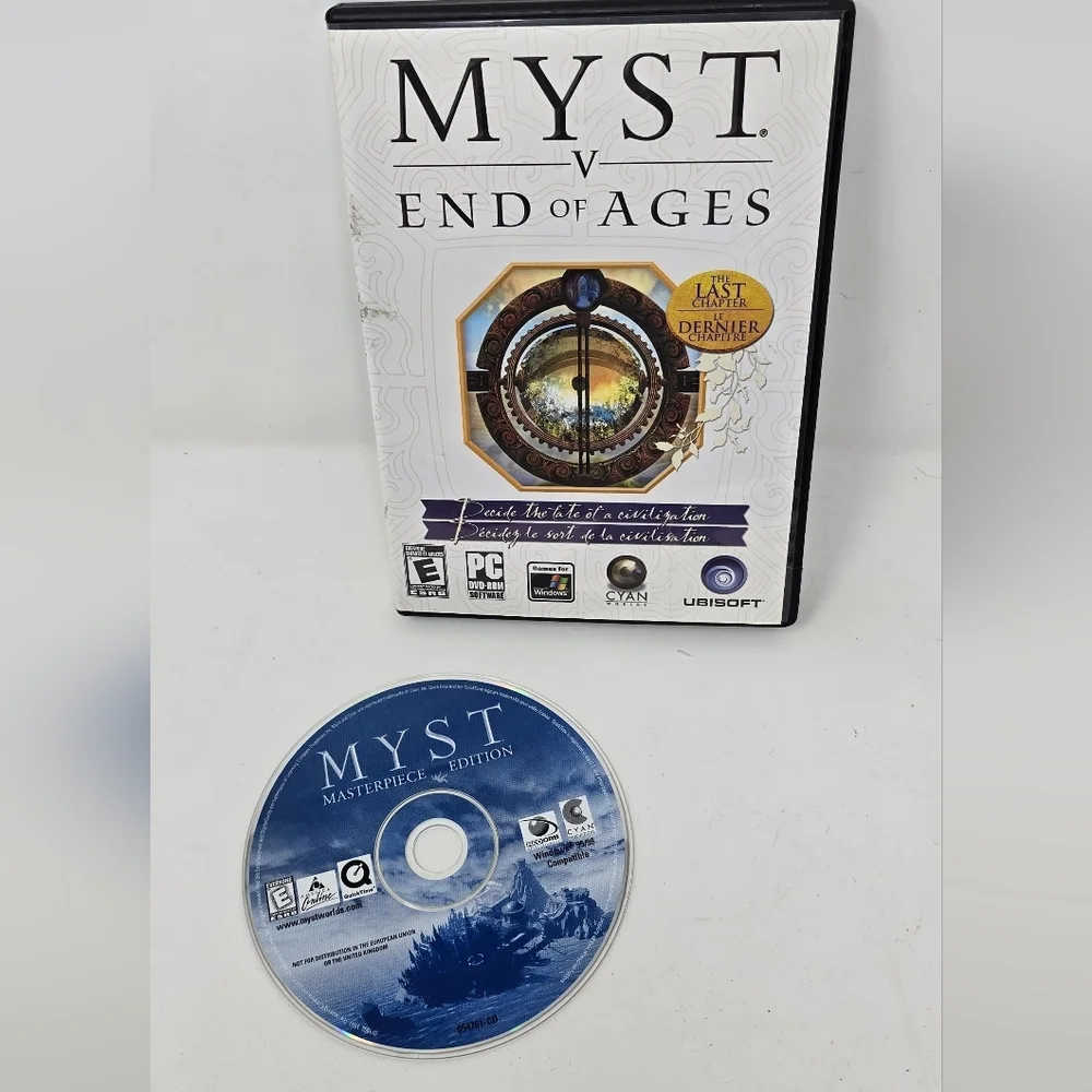 Myst V: end of ages (PC, 2005) video game‎ master piece edition